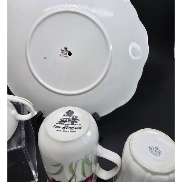 Mixed Floral China Tea & Coffee Cup and Saucer Set Pink Roses JJ4092 - Picture 8 of 9